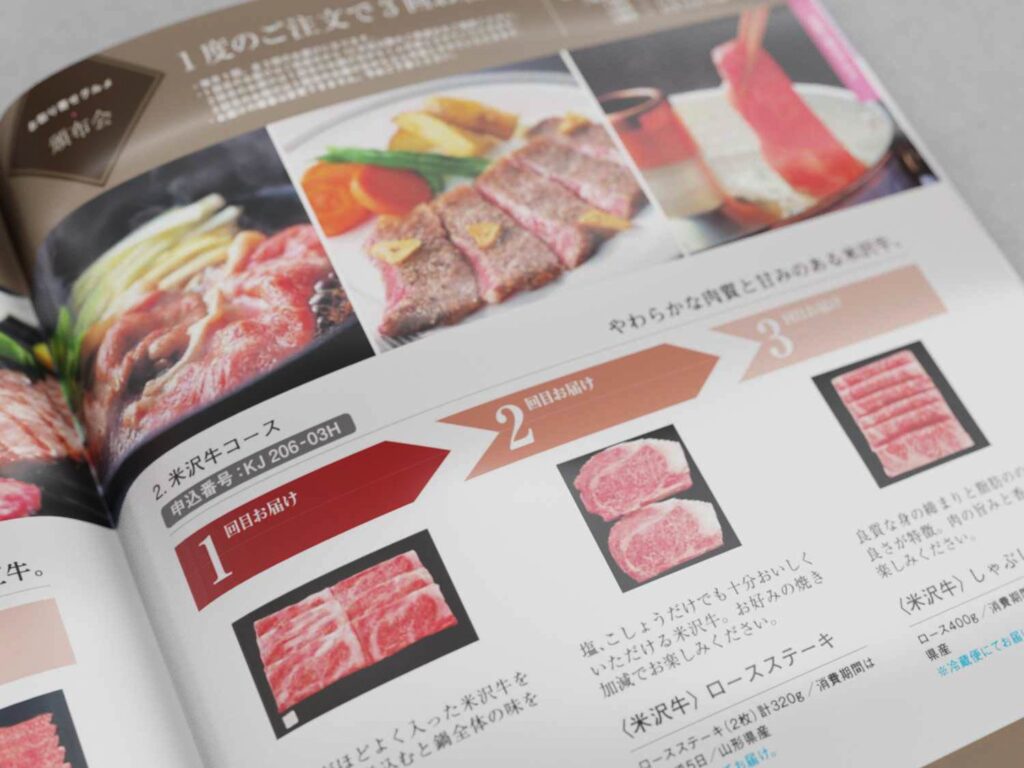 選べるお食事券カタログギフト 頒布会 米沢牛コース