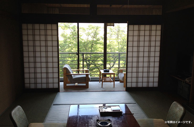 湯宿の部屋の写真