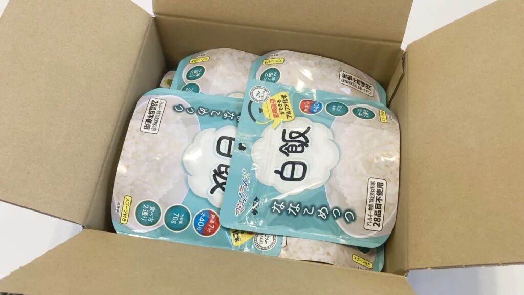 ななこめっつマジックライス 箱の中