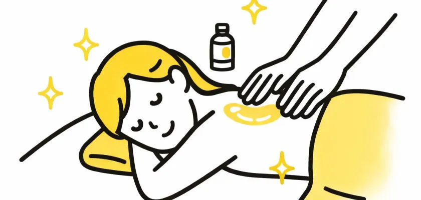 エステを受ける女性