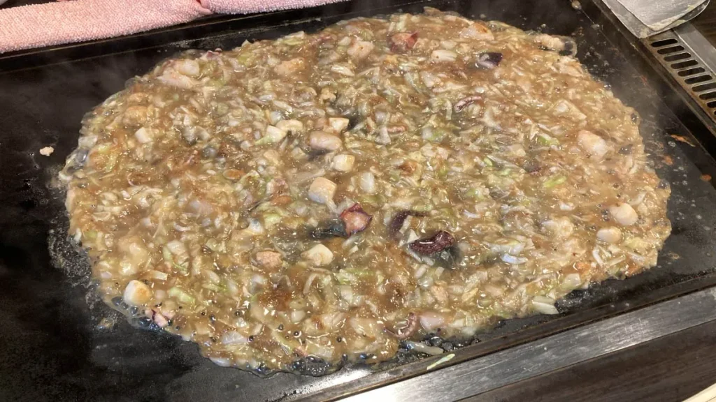 だるまくんもんじゃ完成